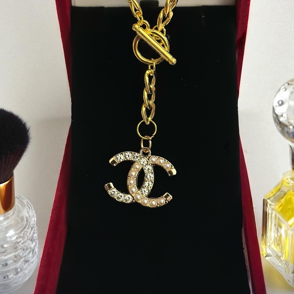 Custom Zipperpull pendant necklace